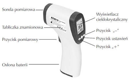 Termometr Tech-Med bezdotykowy TM-F03BB