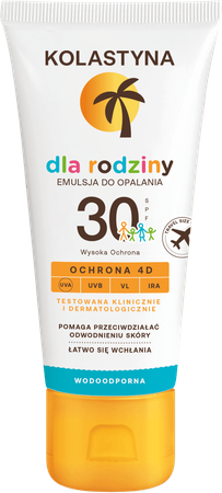 Kolastyna Emulsja dla rodziny do opalania SPF30,250 ml