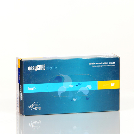 easyCARE - rękawice S diagnostyczne nitrylowe, bezpudrowe 100szt