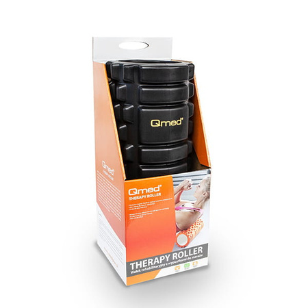 Therapy roller Wałek rehabilitacyjny z wypustkami - czarny