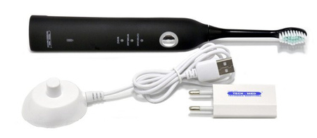 Szczoteczka soniczna TM-SONIC TECH-MED, CZARNA