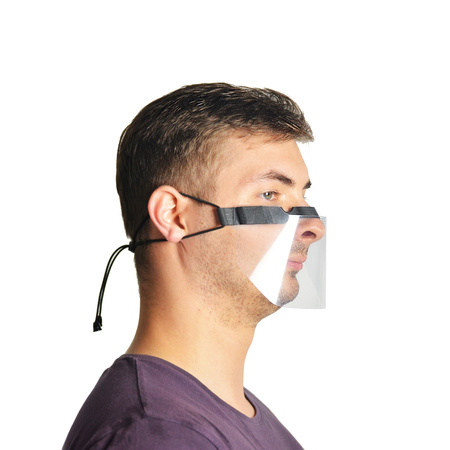 Półprzyłbica ochronna - osłona ust i nosa