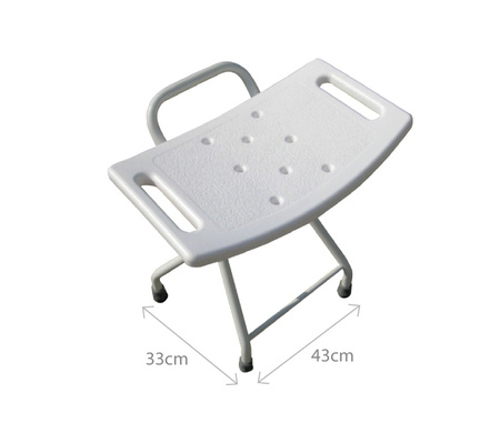 Taboret prysznicowy składany. Stalowy AR-204