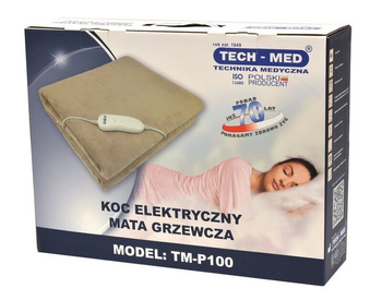 Koc elektryczny mata ogrzewająca TECH-MED TM-P100