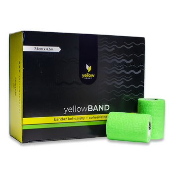 Bandaż kohezyjny 7,5 cm x 4,5 cm kolor zielony