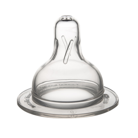 21/733 Smoczki silikon kaszka do butelki szerokiej 2 szt. EASY START