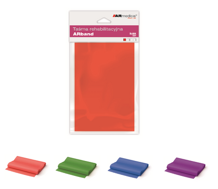 EB Taśma rehabilitacyjna ARband - fioletowa