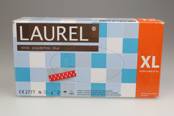 Jednorazowe rękawice nitrylowe, bezpudrowe Laurel XL (9-10) 200szt