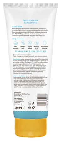 Kolastyna Emulsja dla rodziny do opalania SPF30,250 ml