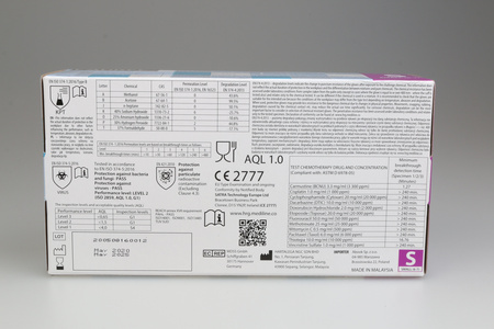 Jednorazowe rękawice nitrylowe, bezpudrowe Laurel S (6-7) 200szt