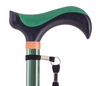 Laska inwalidzka aluminiowa z miękkim uchwytem SOFT 014D zielona