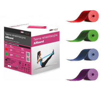 EB  Taśma rehabilitacyjna ARband - fioletowa
