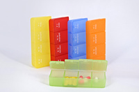 Kasetka na leki jednodniowa na 4 pory dnia w woreczku