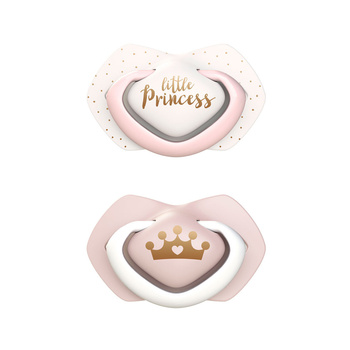 22/650 Smoczek silikonowy 0 -6 m symetryczny ROYAL BABY 2 szt.  PIN