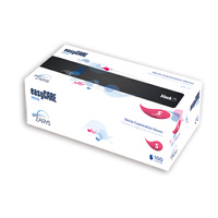 easyCARE - rękawice XL diagnostyczne nitrylowe, bezpudrowe 100szt Black
