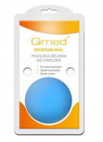 Qmed żelowa piłeczka do ćwiczeń i rehabilitacji - miękka